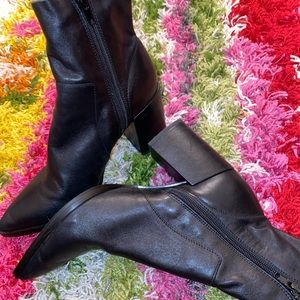Tony Bianco black heeled booties